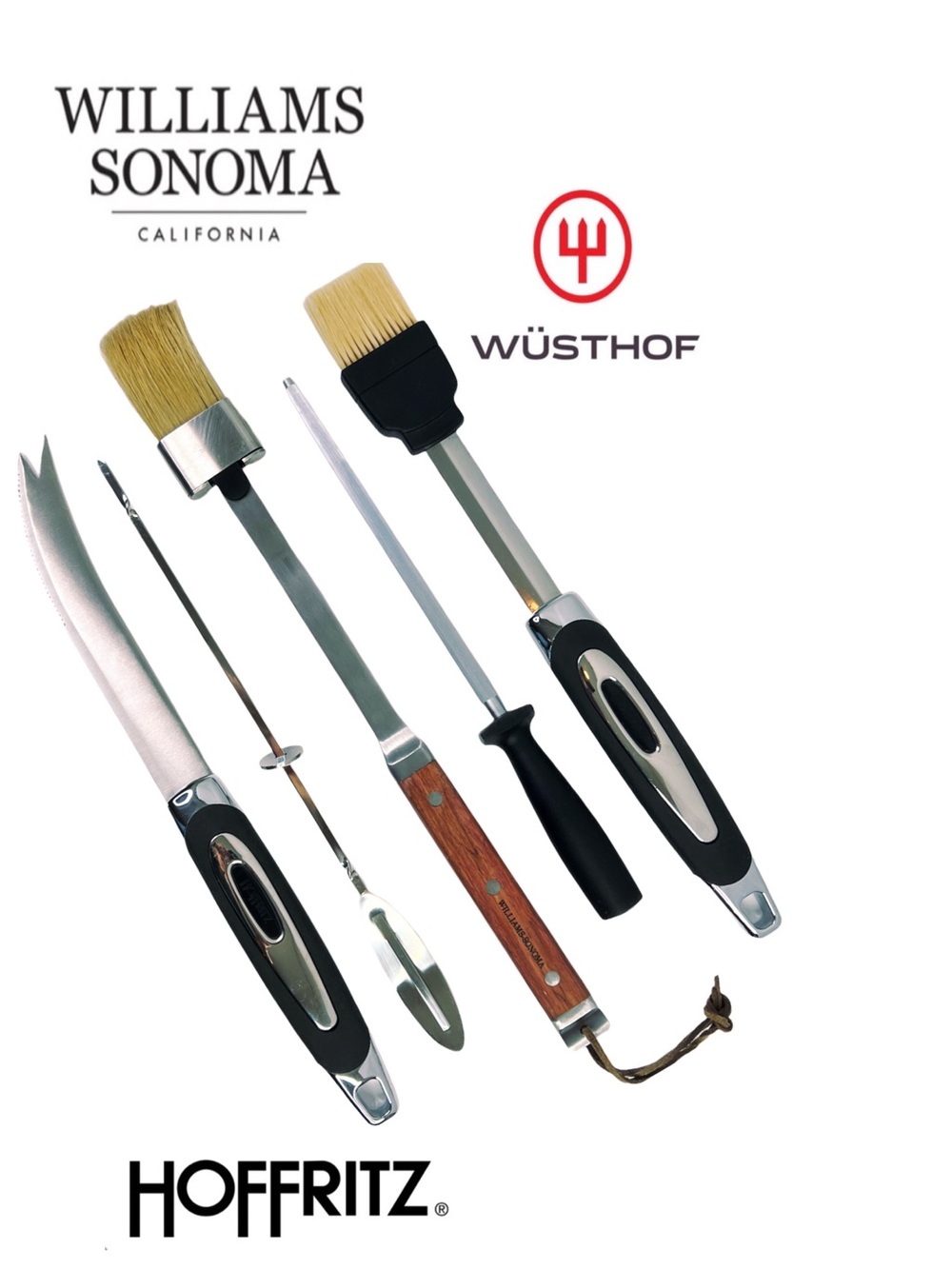 BBQ (5) Hoffritz Skewer Wusthof Knife Williams Sonoma BBQ Hoffritz BBQ‎